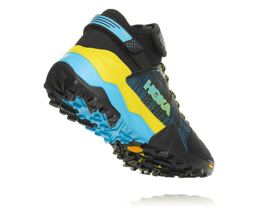 Zapatillas Trail Hoka One One Hombre - Arkali - Negras/Azules - ZJS619852